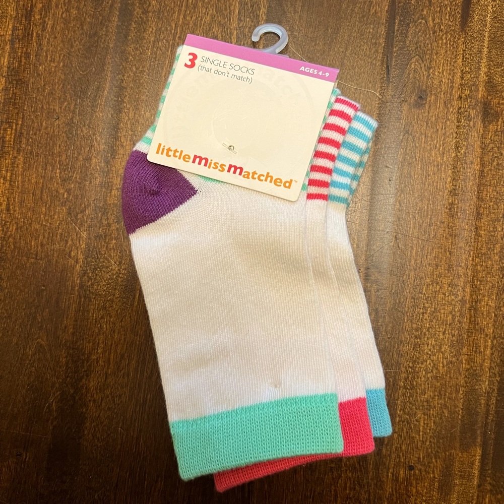 Little Miss Matched Ankle Socks